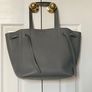 Celine small phantom cabas tote in grey